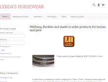 Tablet Screenshot of lyndashorsewear.co.uk